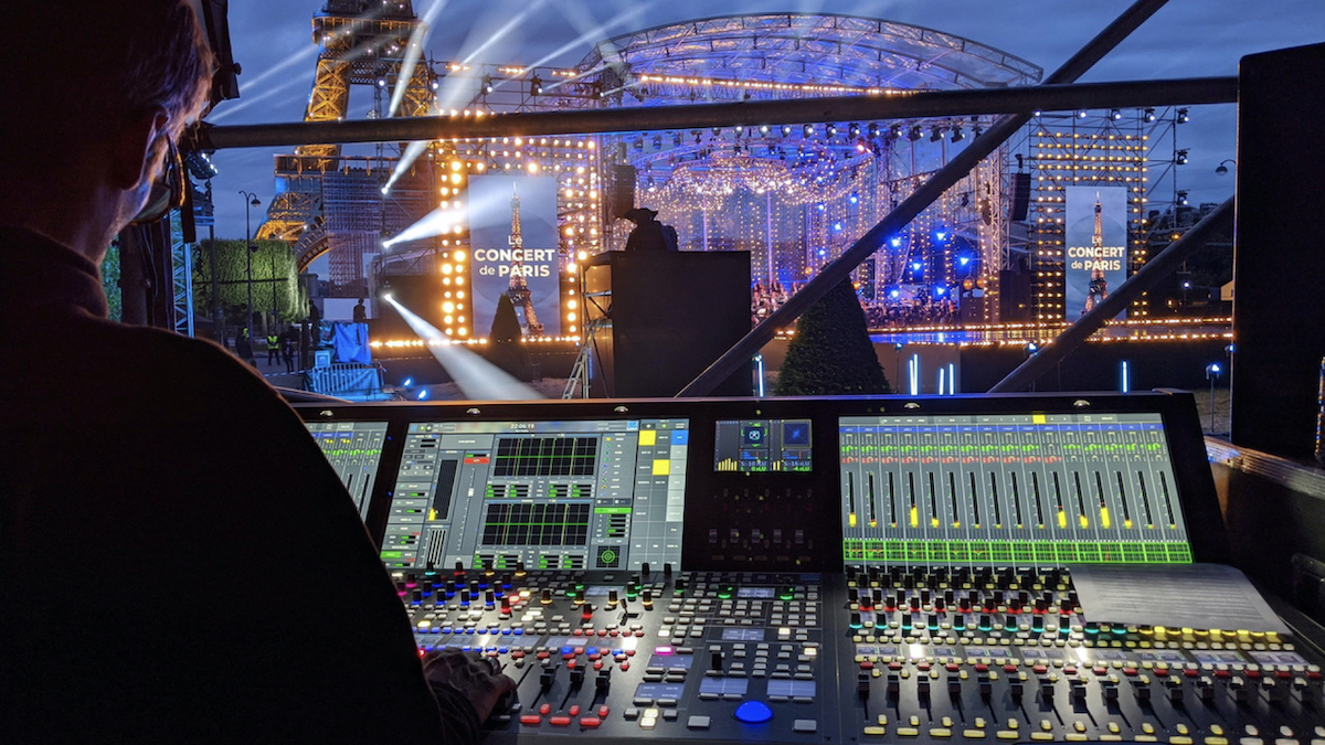 Concert de Paris Mixed with Lawo mc² Consoles ©DR