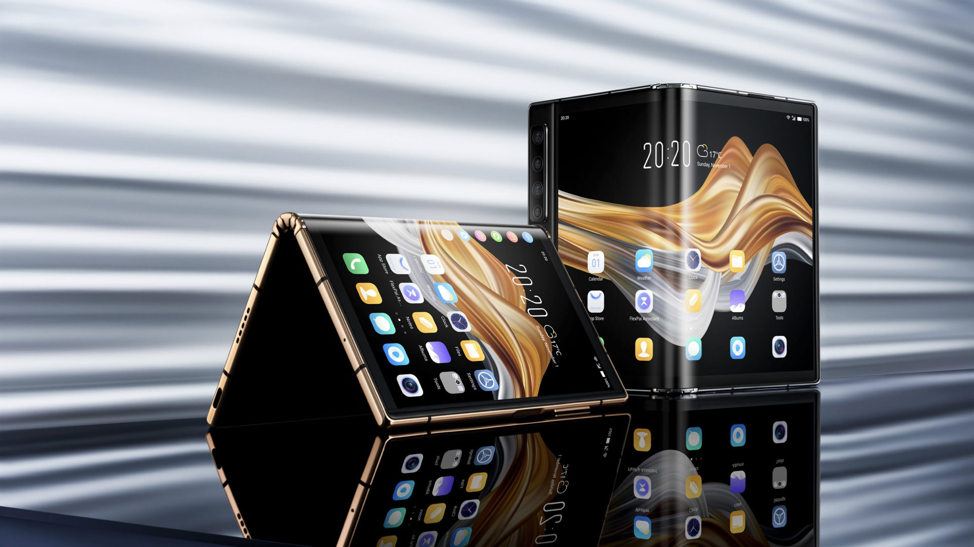 Tech Flex : Royole présente son nouveau smartphone pliable FlexPai 2 © DR