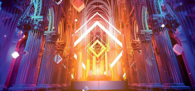 Notre-Dame revisitée par Jean-Michel Jarre. © DR