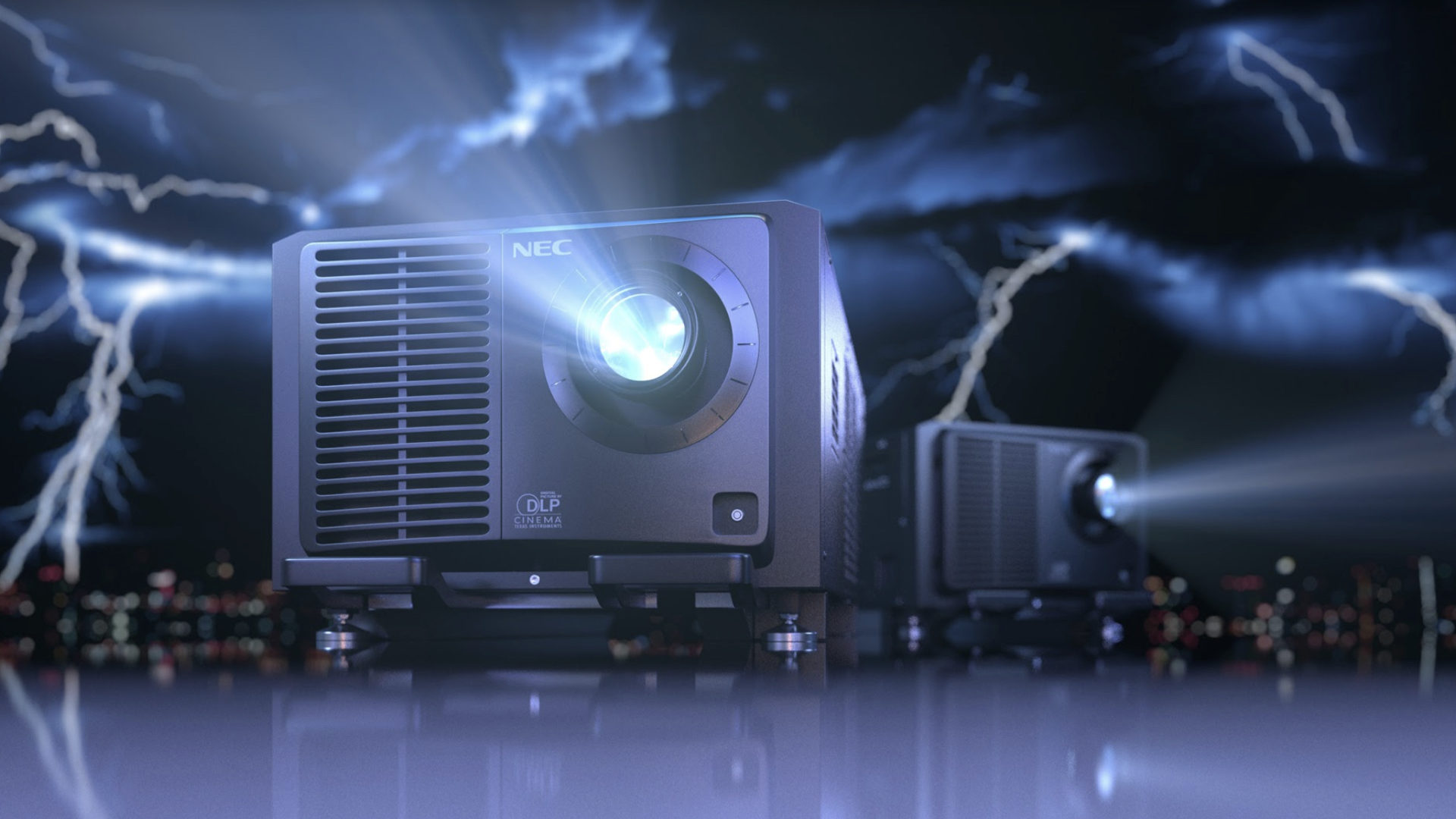 Coup de foudre pour le nouveau projecteur cinéma de l’offre Sharp/NEC © DR