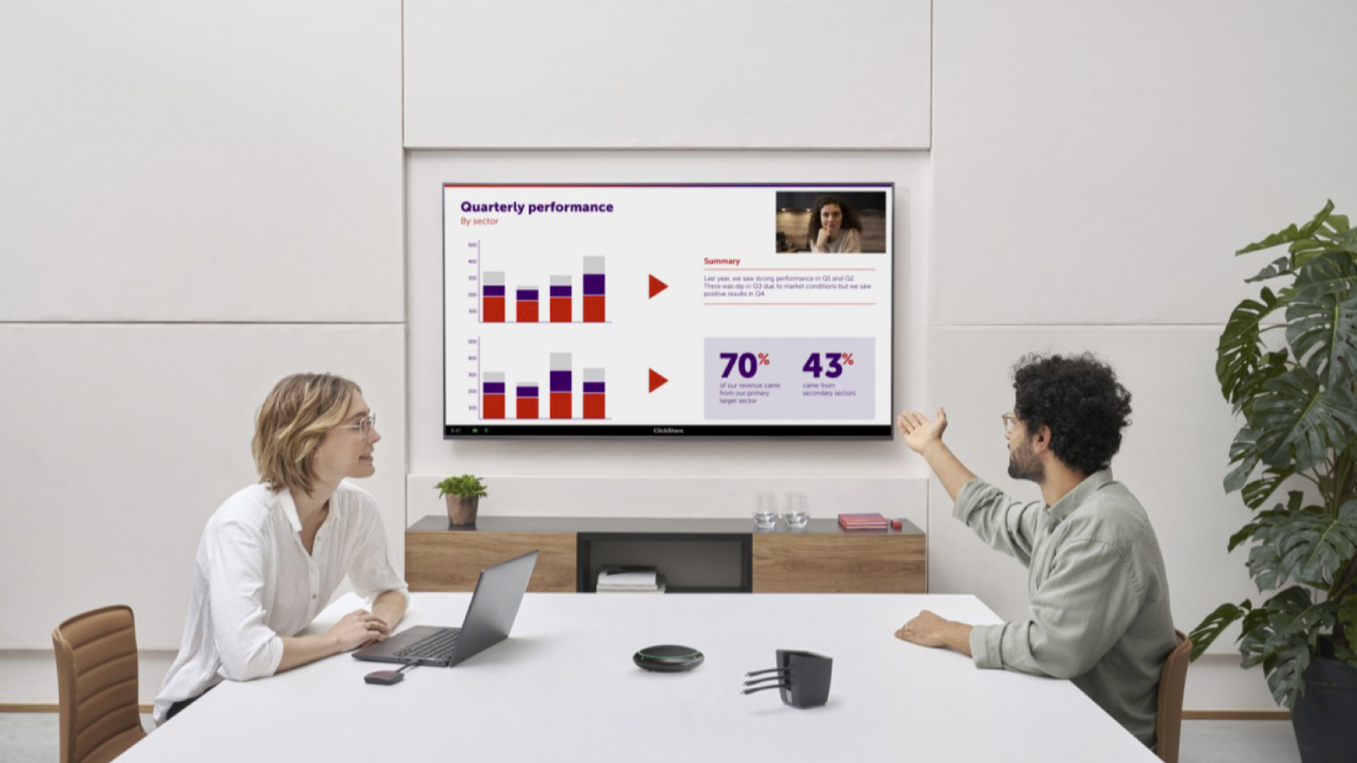 Shure et Barco s’associent et s’engagent pour améliorer la visioconférence sans fil © DR