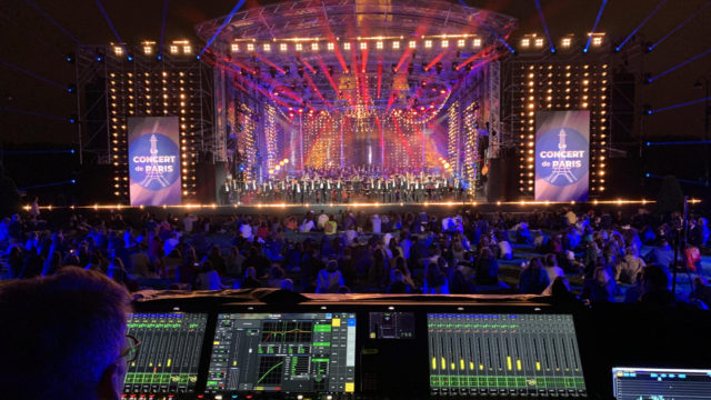 Bastille Day : Le Concert de Paris mixé avec des consoles Lawo mc² a rassemblé 10 millions de téléspectateurs © DR