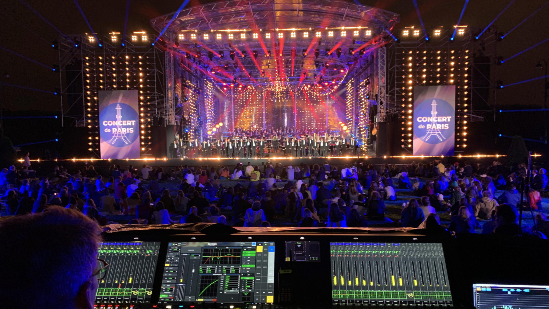 Bastille Day : Le Concert de Paris mixé avec des consoles Lawo mc² a rassemblé 10 millions de téléspectateurs © DR