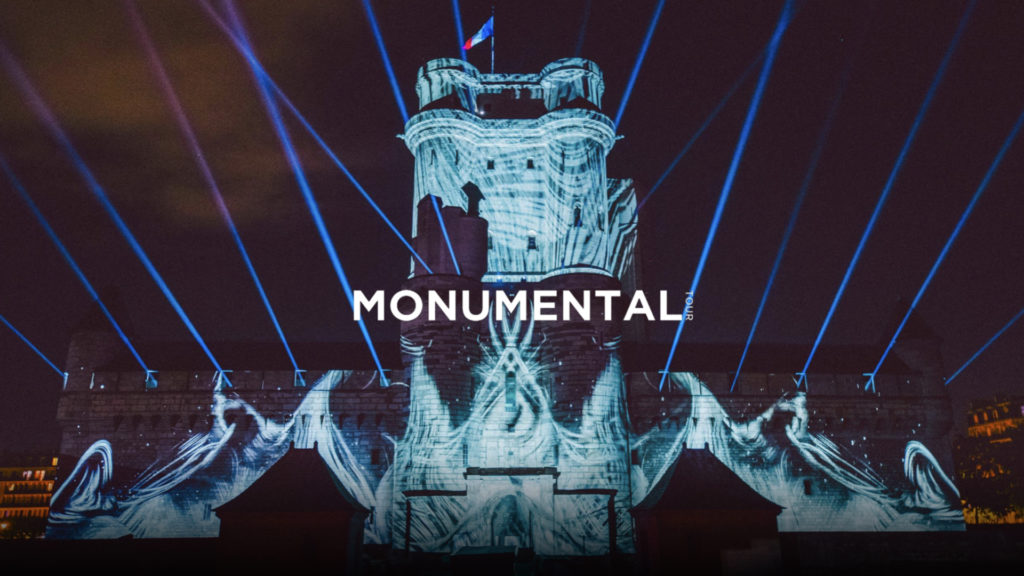 A l’initiative du DJ et producteur Michael Canitrot, le Monumental Tour est un concept de tournée alliant musique électronique, histoire et architecture impulsé par les artistes Michael Canitrot et Jérémie Bellot. © DR
