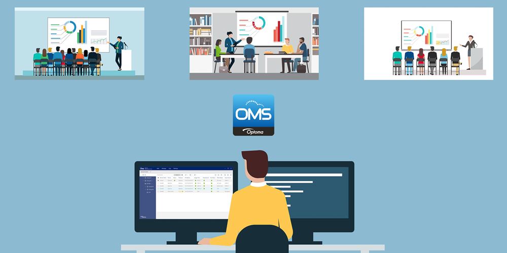 Optoma Management Suite offre une surveillance en temps réel pour les appareils AV via une seule et unique plateforme © DR