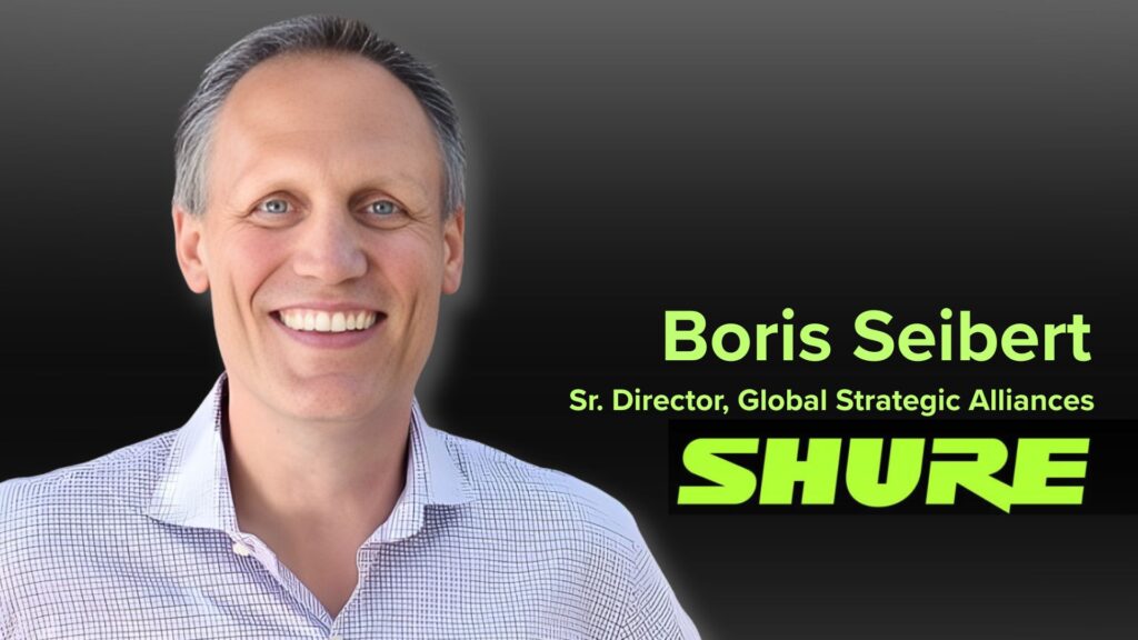 Boris Seibert, directeur de l'alliance Stratégique Shure