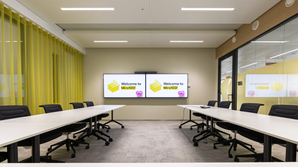 Les solutions d'affichage Sony habillent le nouveau siège social de Miro aux Pays-Bas