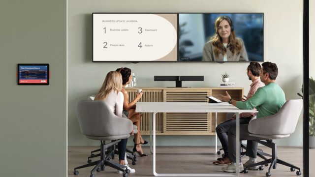 Le Jabra Scheduler, une solution à écran tactile qui facilite la gestion des salles de réunion
