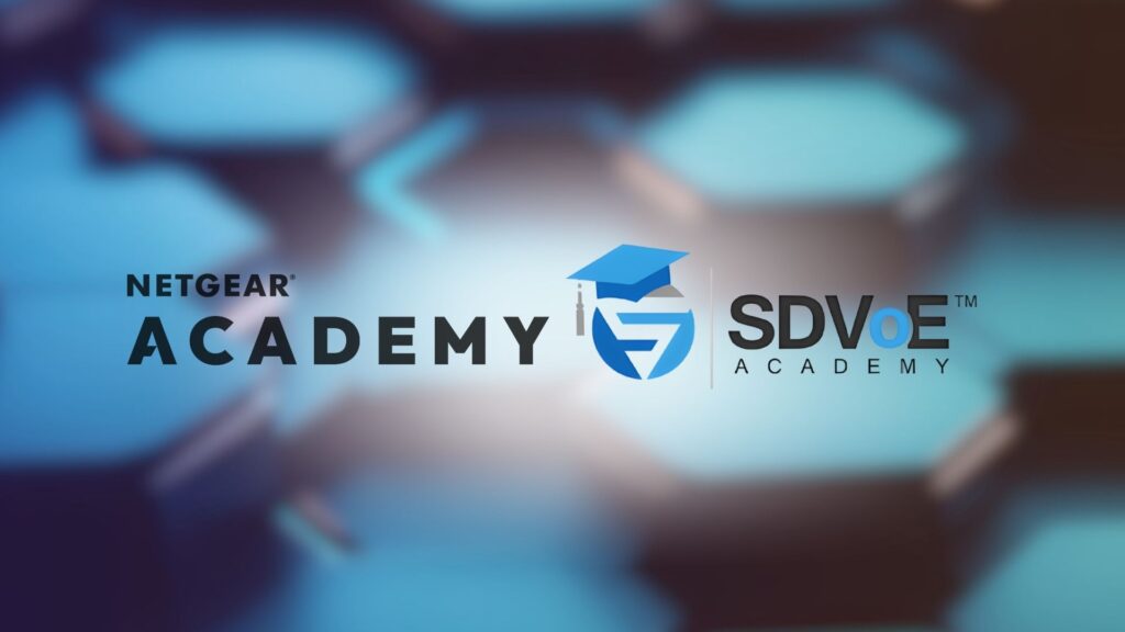 La SDVoE Alliance et NETGEAR annoncent un partenariat de formation.