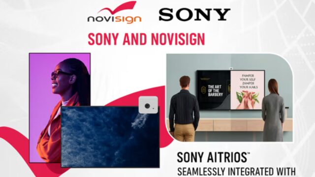 Sony et NoviSign franchissent un nouveau cap dans l’affichage numérique intelligent
