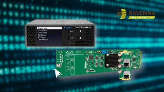 Une nouvelle compatibilité pour les solutions AJA