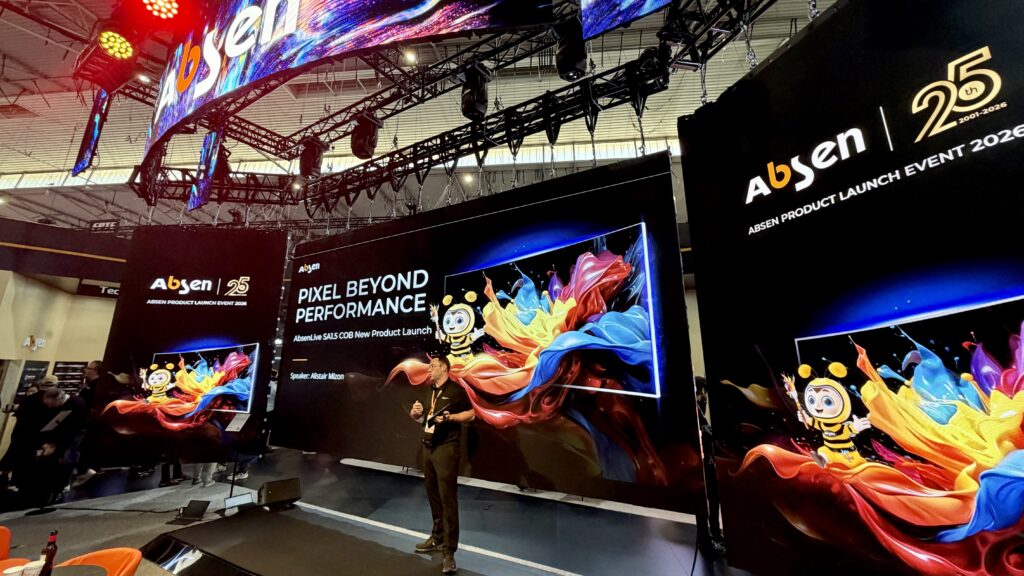 25 ans d'innovation : Absen au sommet de son art sur l'ISE 2026.