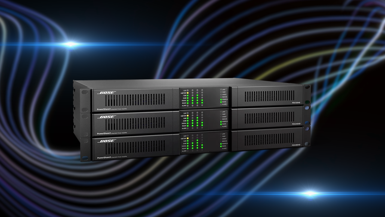 PowerShareX confirme l’alliance technologique entre Powersoft et Bose Professional
