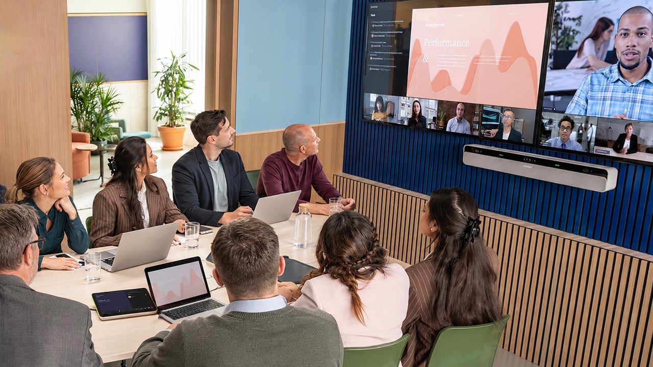 Quand la qualité audio et vidéo devient la première donnée de l’IA en réunion. Shure IntelliMix Bar Pro : l’audio et la vidéo au service des réunions augmentées par l’IA